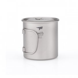 Mug Keith en titane avec couvercle 550ml