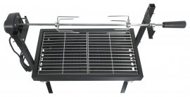 Grille de barbecue Cattara avec fourchette rotative