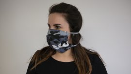 Masque en coton hiver Camo carré