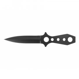 Couteau de lancer Fox Outdoor 22,5cm avec étui, noir