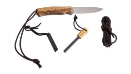 Couteau joker Bushcrafter CO120-P avec firesteel