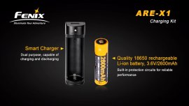 Chargeur USB Fenix ARE-X1 + 18650 (2600 mAh)