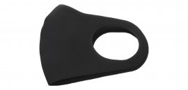 Masque noir - taille L