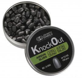 Diabolo JSB KO Slugs 6,37mm 150pcs