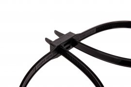 MFH menottes jetables noires 1pc
