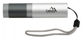 Lampe de poche LED Cattara 120lm ZOOM rechargeable SILVER