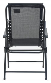 Chaise de jardin pliante TERST noir