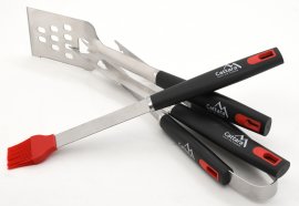 Set d’outils de grillade INFERNO, lot de 4 pcs