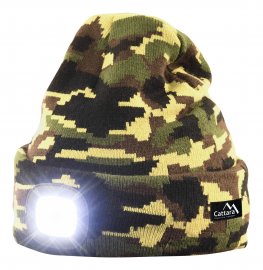 Casquette ARMY avec lampe de poche LED rechargeable par USB