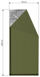 Film isothermique SOS vert rouleau 200x92cm
