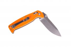 Couteau pliant Ganzo G7412 orange avec sifflet