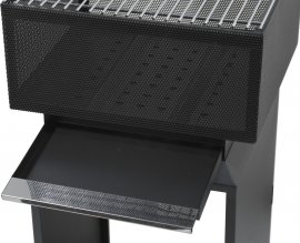 Cheminée CUBE avec grille 74cm
