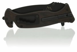 Couteau pliant BLACK BLADE avec verrou 21,7 cm