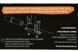 Lampe tactique pour arbalètes Steambow AR-6 Stinger II