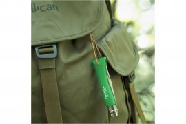 Couteau Opinel 7 Inox vert avec sangle