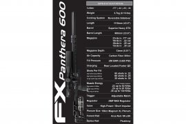 FX Panthera 600 5,5mm carabine à air comprimé