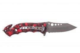 Couteau Kandar N481 red skull