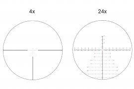 Lunette de visée Vector Optics Continental x6 4-24x56 FFP VCT-34 MRAD