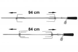 Aiguille à griller Cattara UNI 84/94cm 230V