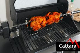 Aiguille à griller Cattara UNI 84/94cm 230V