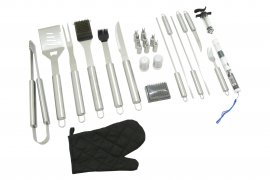 Set d’ustensiles de barbecue Cattara 27 pcs