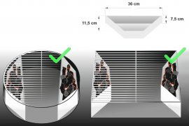 Boîte pour grillades indirectes Cattara 2pcs
