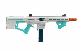 Fusil blaster Game Face Trion à projectiles en mousse bleu