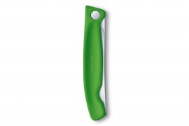 Couteau pliant à légumes Victorinox lame ondulée Vert