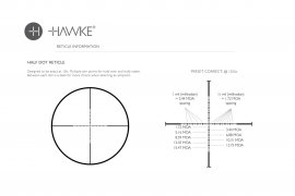 Lunette Hawke Vantage 3-12x44 SF 1/2 MilDot 25,4mm