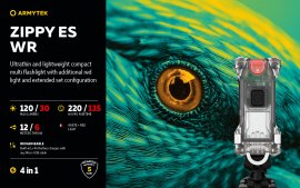 Armytek Zippy ES WR Porte-clés rouge