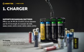Chargeur Armytek Handy C4 Pro