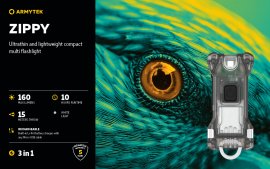 Armytek Porte-clés Zippy Blue