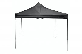 Tente pliante de fête 3x3m grise WATERPROOF