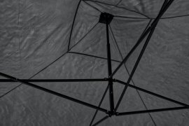 Tente pliante de fête 3x3m grise WATERPROOF