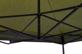 Tente pliante de fête 3x3m verte WATERPROOF