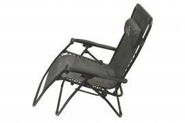 Lit pliant/fauteuil ALICANTE anthracite