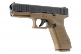 Pistolet à air comprimé Umarex Glock 17 Gen5 BlowBack Coyote 4,5mm