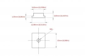 Adaptateur de réduction TACTICAL EVO UIT/WEAVER