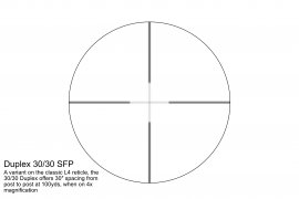 Lunette de visée Hawke Vantage 3-9x40 Duplex 30/30 SFP