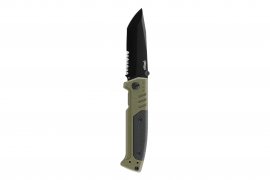 Couteau Walther PDP Tanto serrated OD green