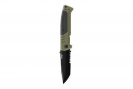 Couteau Walther PDP Tanto serrated OD green