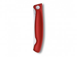 Couteau pliant à légumes Victorinox lame ondulée Rouge