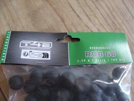 Avis : Billes T4E Rubber Ball RB .68 polymère 100pcs - 1