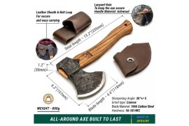 Hache BeaverCraft Bushcraft Splitting Axe AX3 2