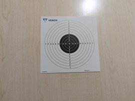 Avis : Cibles pour carabine à air Venox 14x14 100 pcs - 1