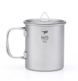 Tasse en titane Keith avec couvercle 300ml 3