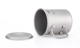 Tasse en titane Keith avec couvercle 450ml 4