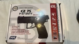 Avis : Pistolet à air comprimé ASG CZ 75 P-07 Duty Blowback 4,5mm - 5