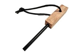 Pierre à feu JuBö Bushcraft Tinder Firesteel - FatWood 3