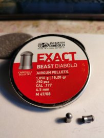 Avis : Diabolo JSB Exact Beast 4,52mm 250pcs - 1